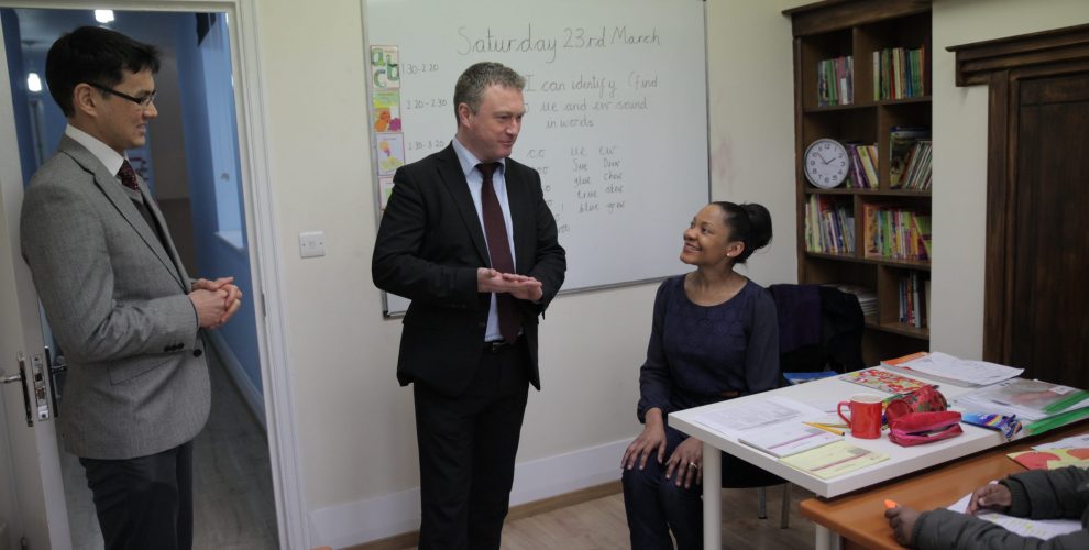 Croydon North MP, Steve Reed OBE has visited Lighthouse Educational Society Croydon branch